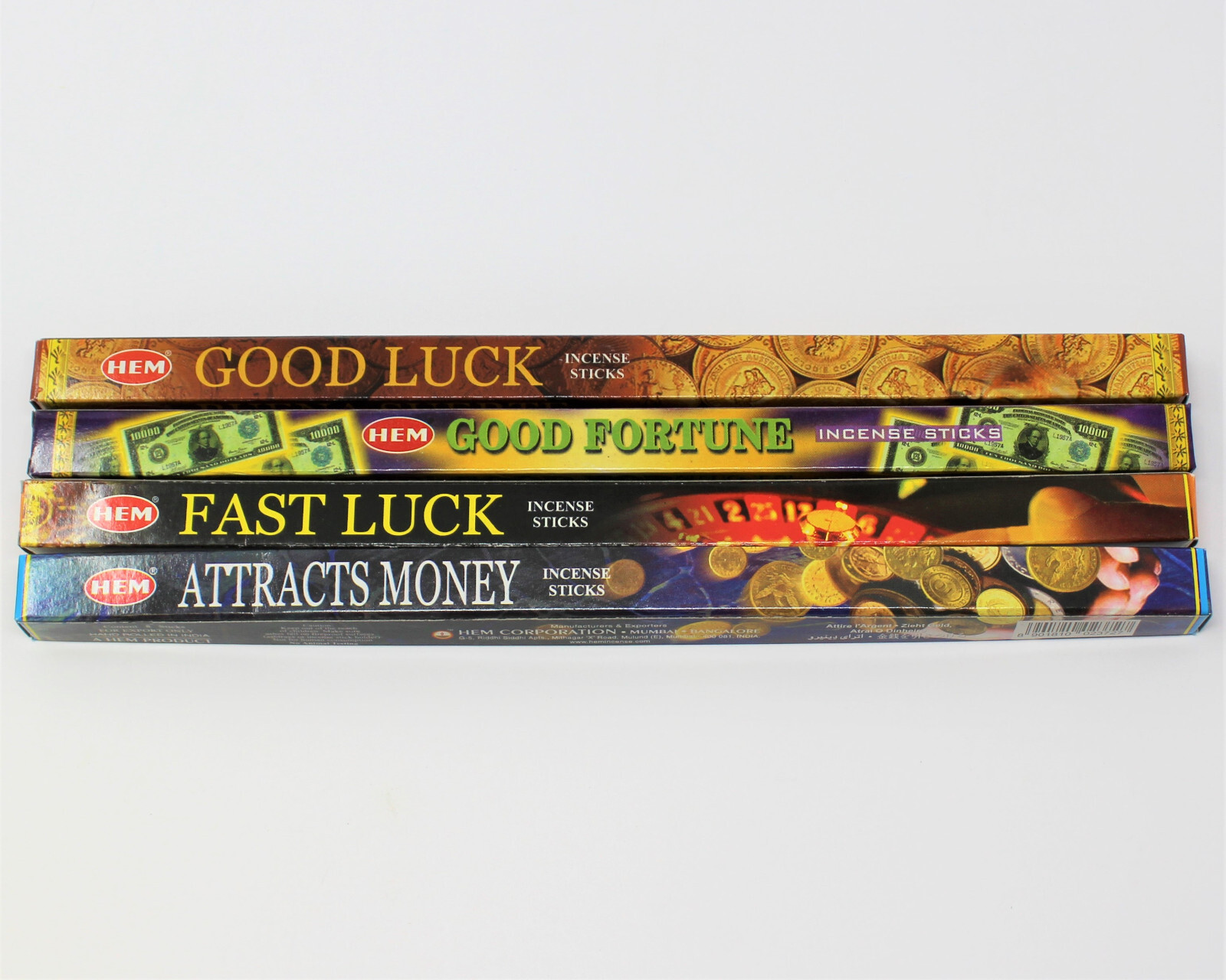 HEM 32 Incense Sticks Set Attracts Money / Fast Luck / Good Fortune / Good Luck gallery