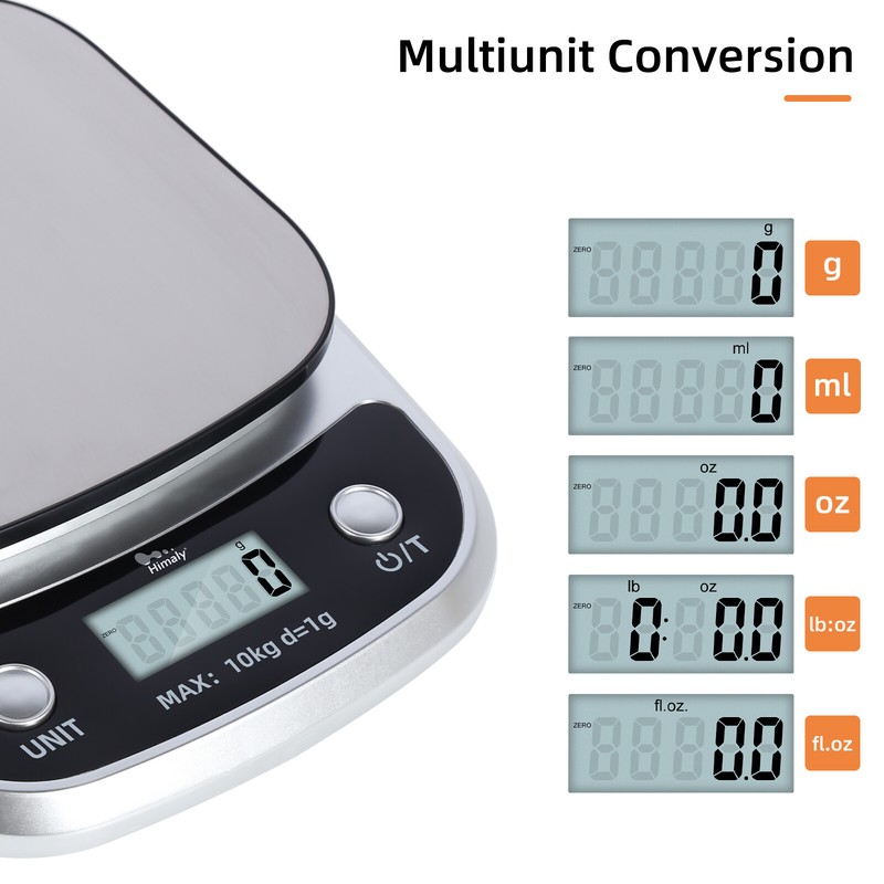 Himaly Multifunctional Kitchen Scale | Electronic Food Scale,Stainless Steel gallery