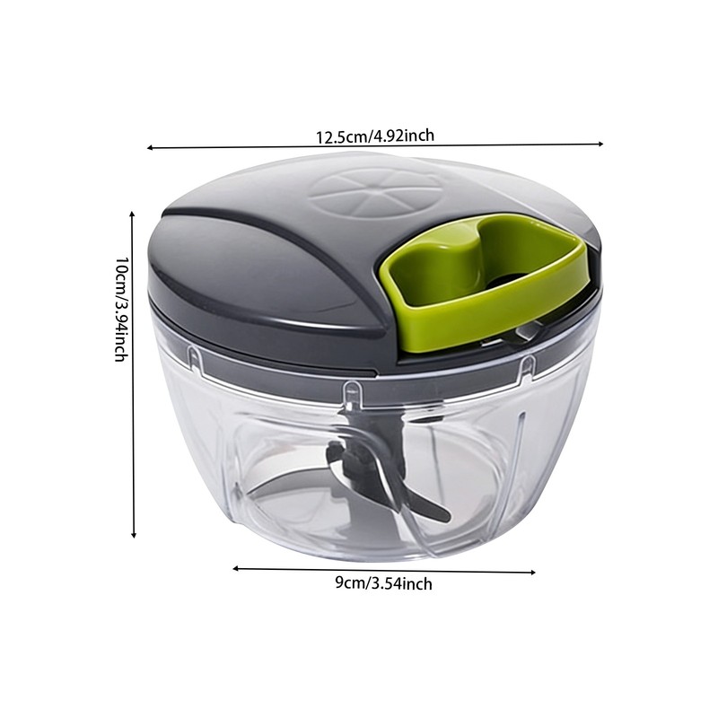 Portable Hand Pull String Garlic Mincer, Manual Food Chopper, Onion Chopper gallery