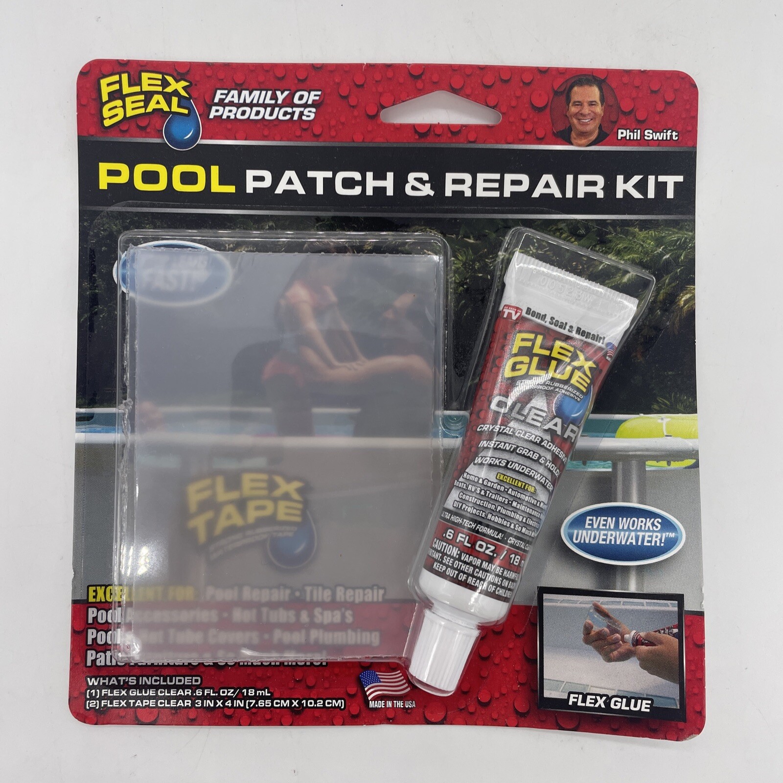 Flex Mini Patch and Repair Kit Pool Repair, Patio Furniture, Water Sports NEW gallery