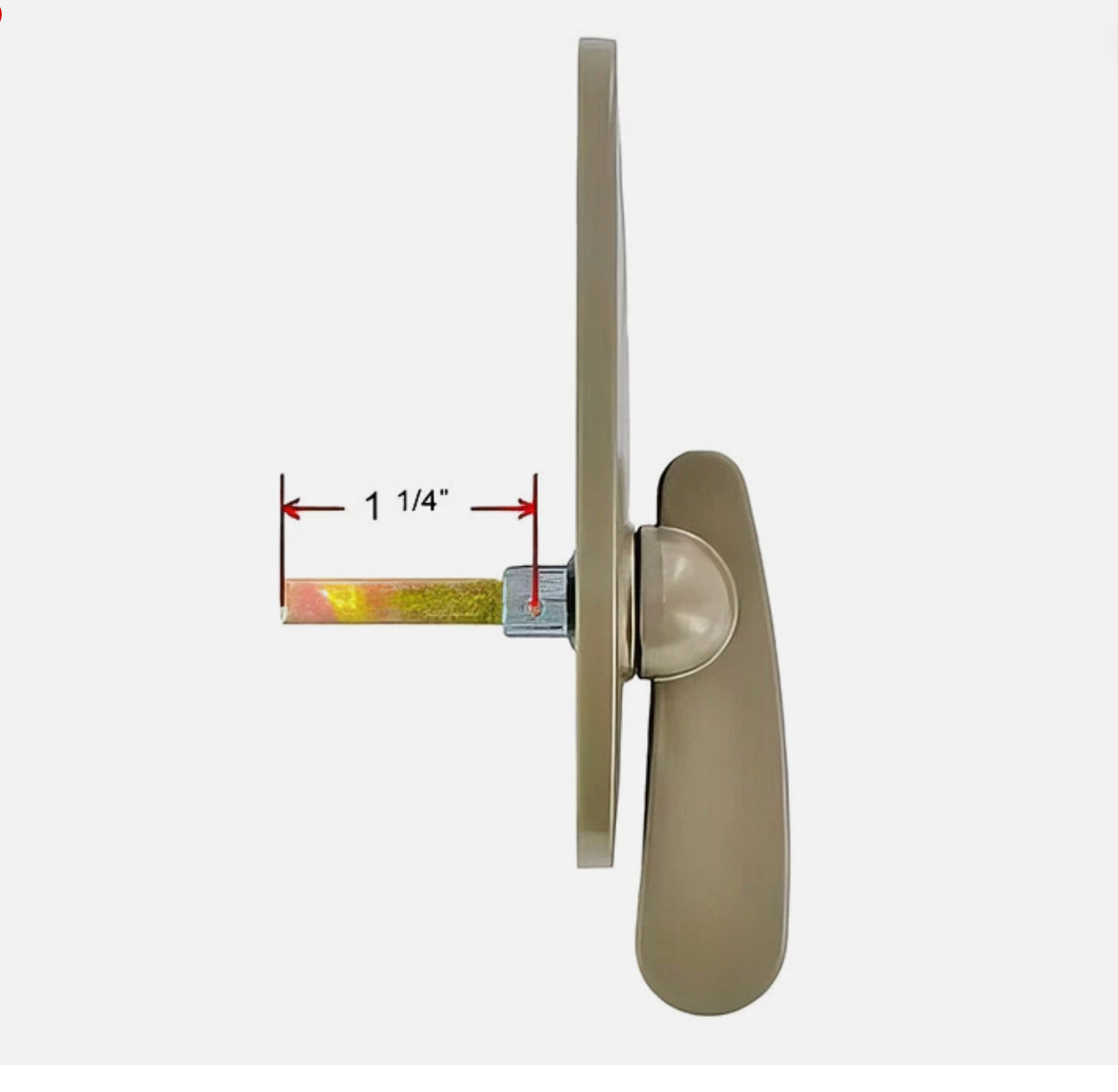 Andersen Tribeca Style - Gliding Door Thumb Latch - Stone Color FREE SHIPPING gallery