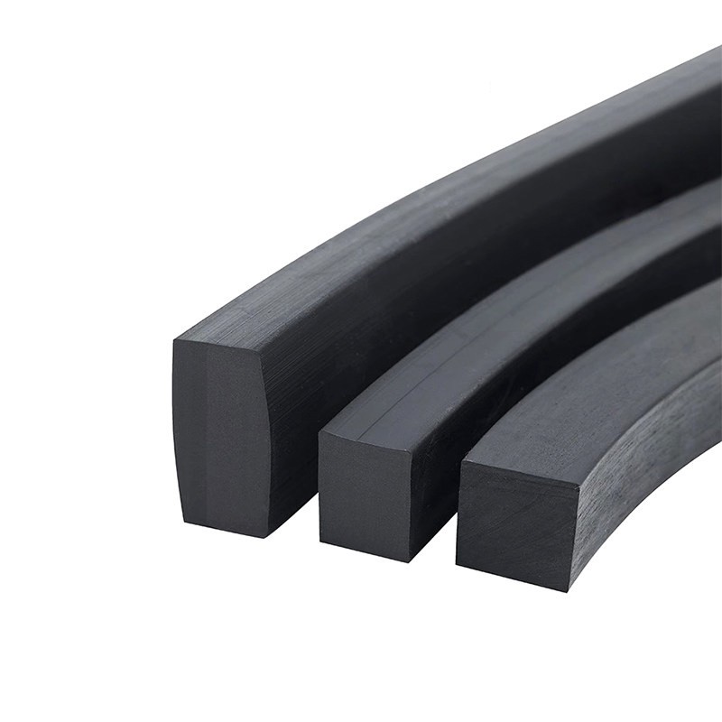 Black / Brown Rubber FKM Solid Square Cord Gasket Oil Seal Sealing Strip 5-50mm gallery