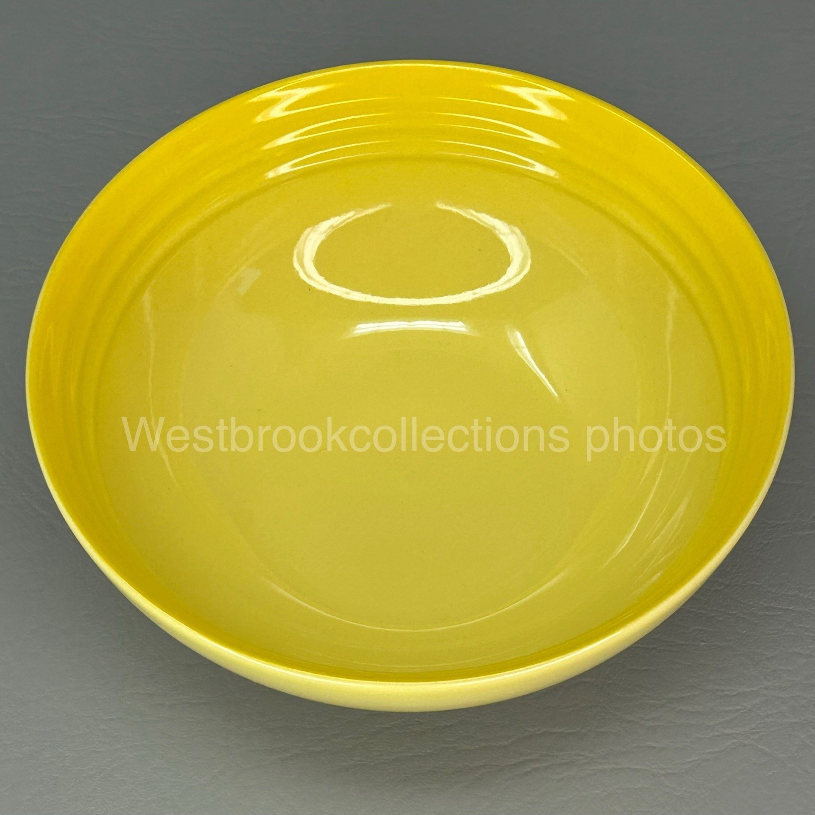 1) Le Creuset Dinnerware VANCOUVER CEREAL BOWL ~ SOLEIL YELLOW ~ 6.25" ~ Seconds gallery