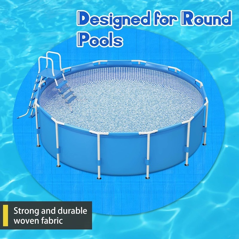 Versatile 24 Ft PVC Pool Ground Cloth – Ultimate Protection for Your Pool Base gallery