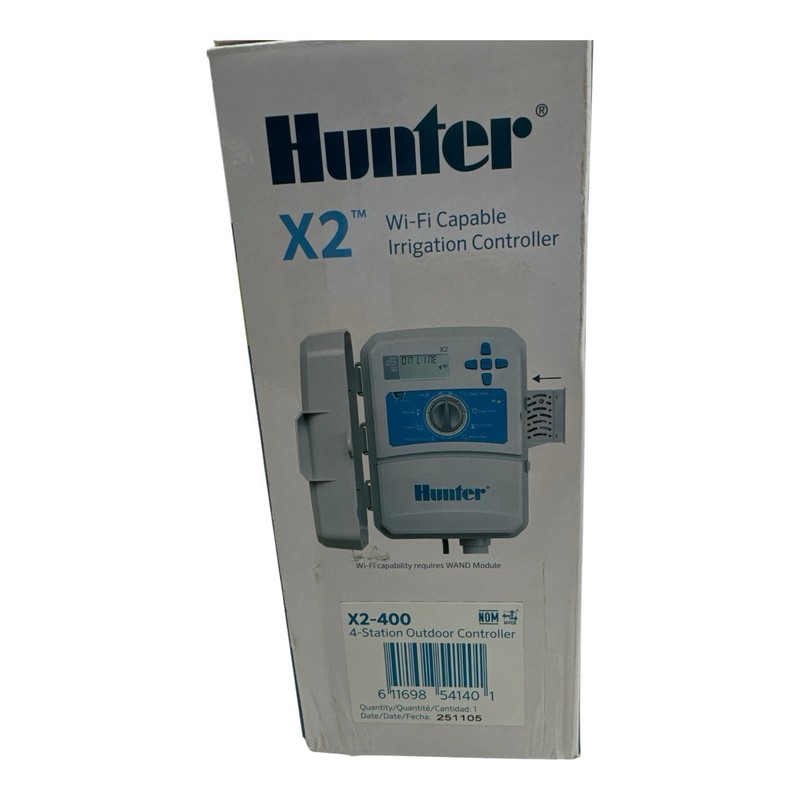 Hunter X2 Outdoor Irrigation Controller 4 Zone WiFi Capable X2-400 (OB) gallery