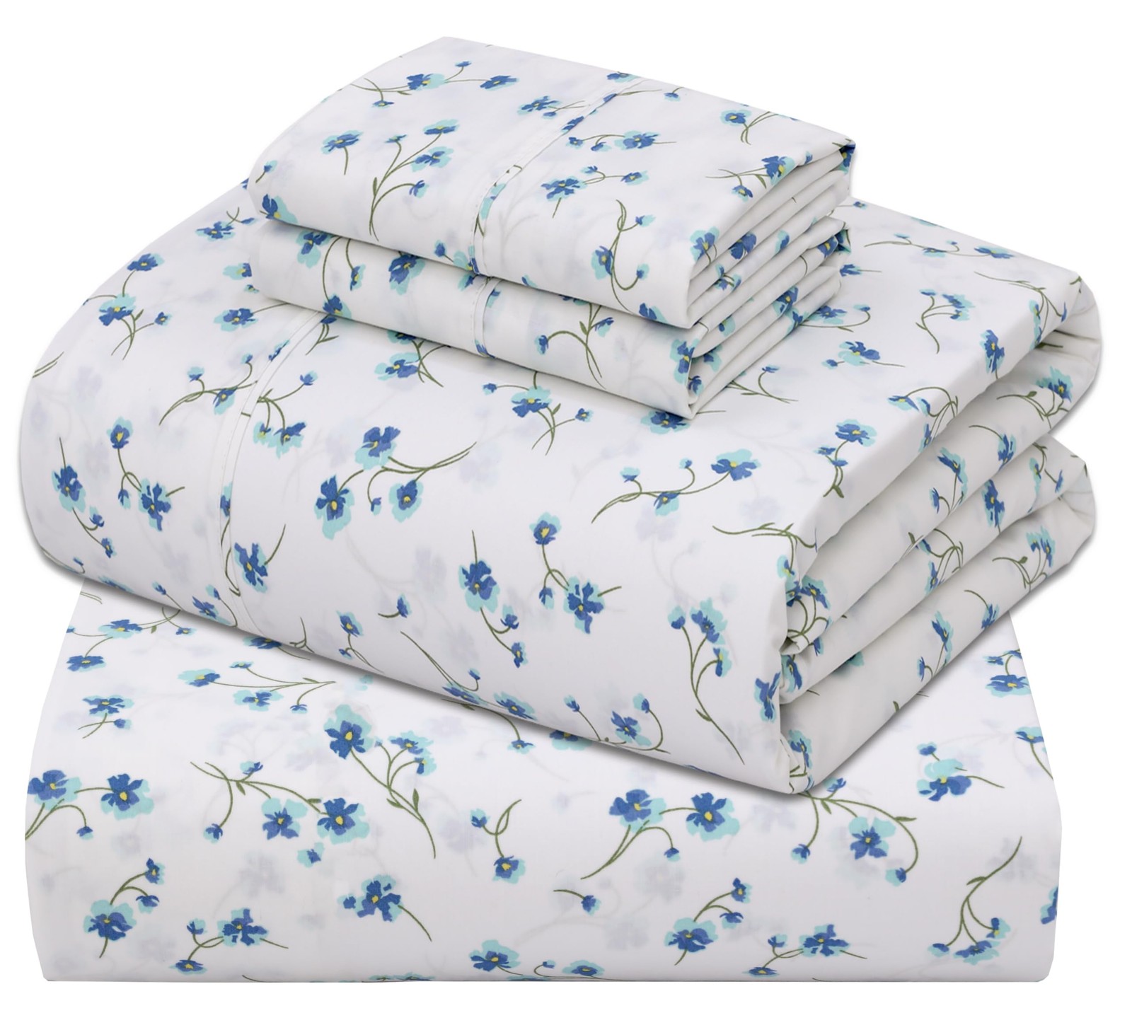 100% Cotton Sheets - Cooling & Crisp California King Percale Sheet Sets, 16" ... gallery