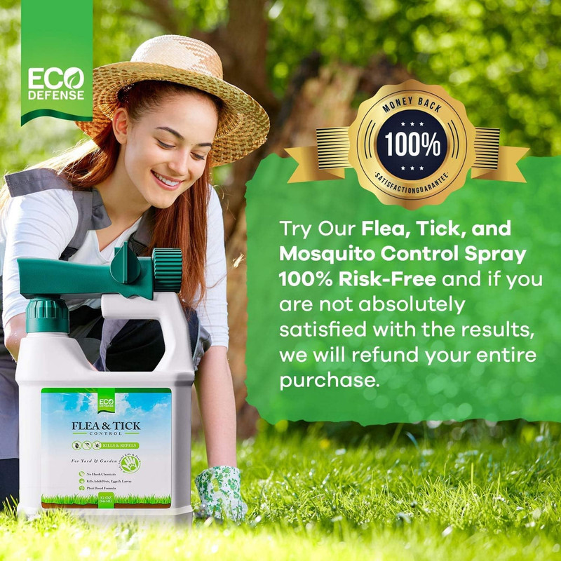 Flea, Tick, and Mosquito Spray for Yard and Perimeter - Safe around Kids, Pets, gallery