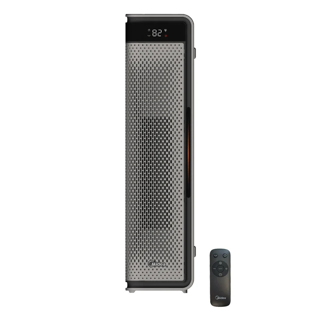 Midea 23" Heater 2 in 1 Design Vertical or Horizontal Use 3 Heat Settings + Fan gallery