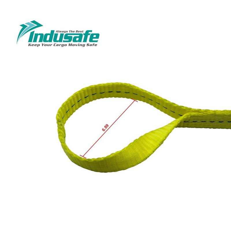 Indusafe Twisted Eye Lifting Sling Straps Industrial Web Sling 1600LBS 3/6/9 FT gallery