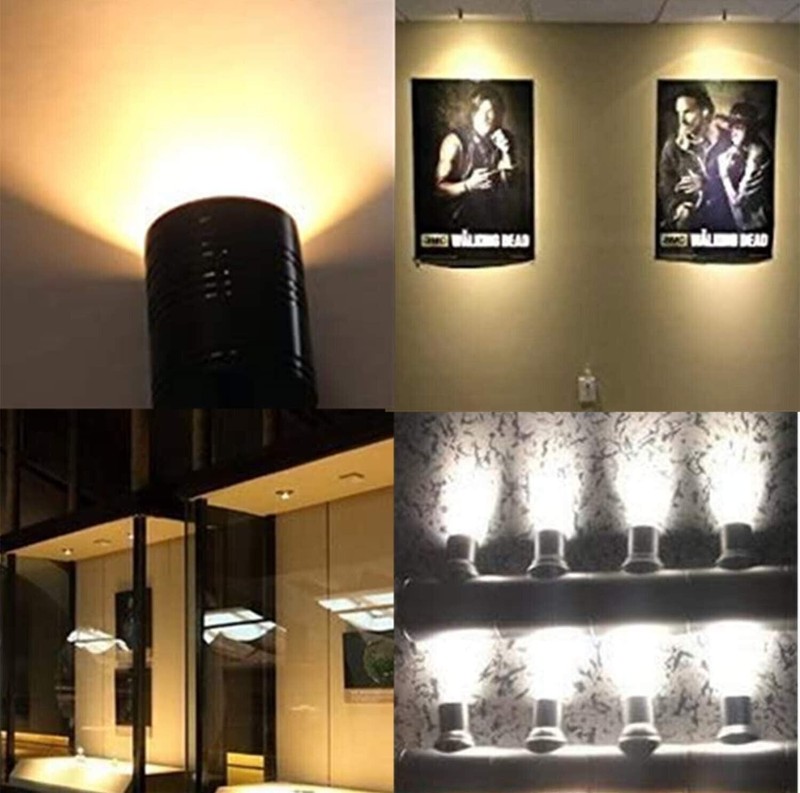 8 Pack Dimmable USB Mini LED Spotlight Jewelry Showcase Display Light 6400k gallery