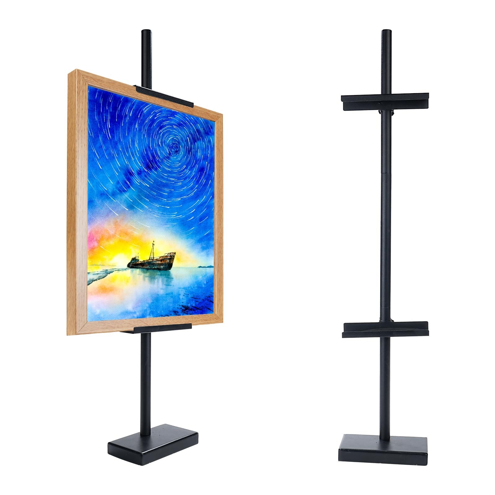 GOOBETTER Tabletop Picture Frame Stand, Adjustable Easel Stand for Frames Up ... gallery