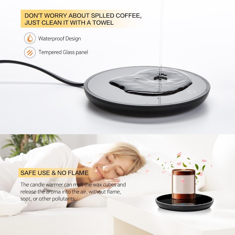 Coffee Mug Warmer with Auto Sensor, Smart Coffee Cup Warmer for Desk, Electric gallery