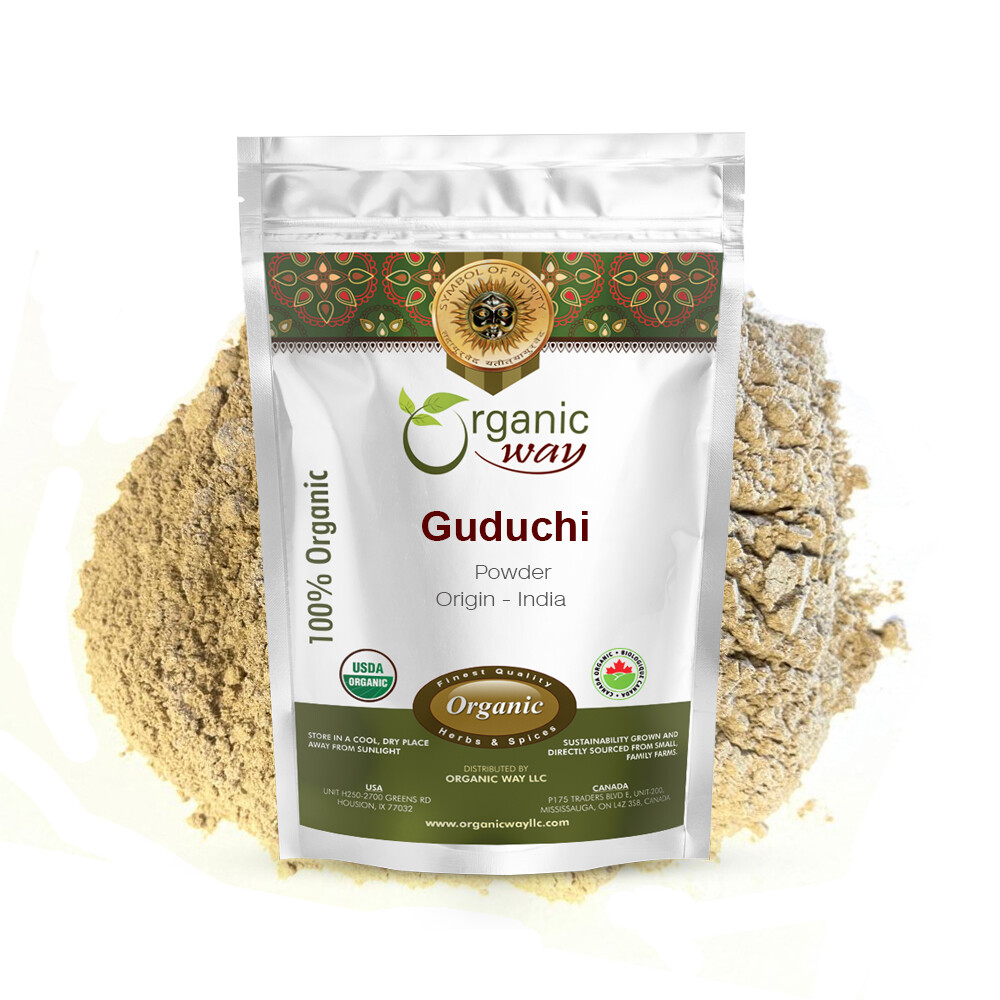 Organic Way Guduchi Powder - Organic, Kosher & USDA Certified (1LBS / 16Oz) gallery