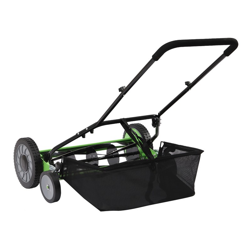 20" Lawn Mower Grass Cutter Machine, with Collection Box,Push Reel Mower 5-Blade gallery