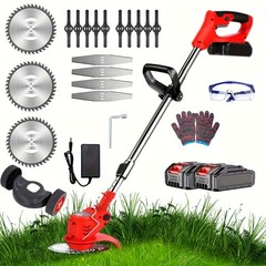 Cordless Electric Mower, Multifunctional Lawn Cutter for Home Small Business Use