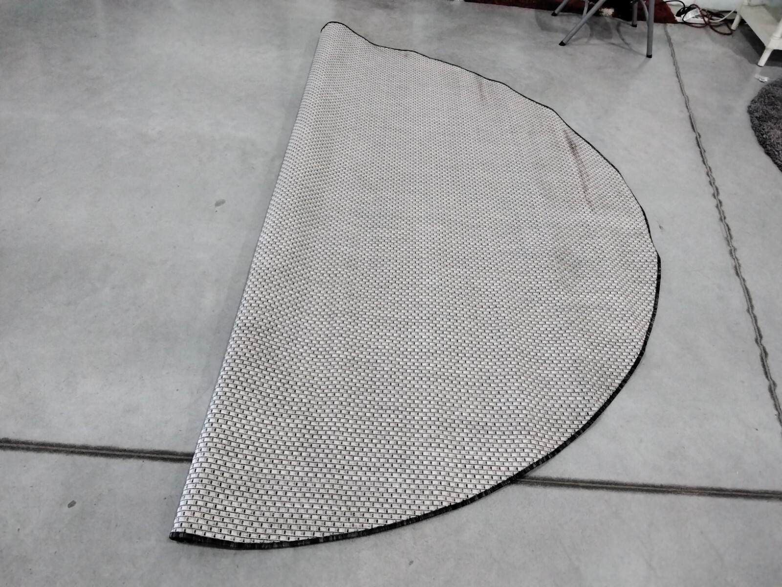 BLACK / BEIGE 9' X 9' Pressed Pile Rug, Reduced Price 1172743420 CY8521-36621-9R gallery