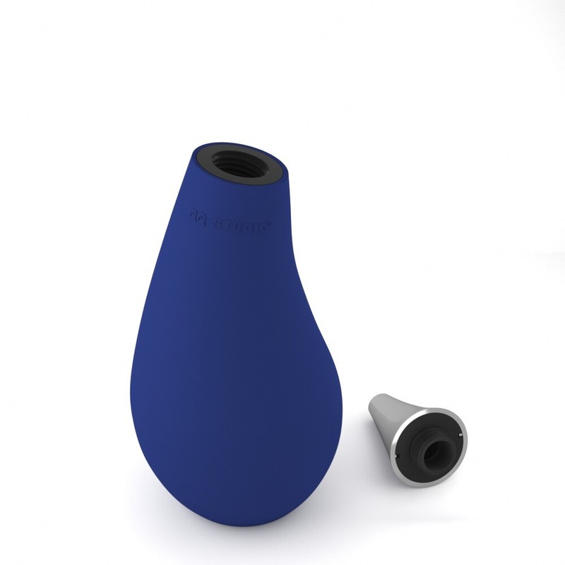 QQ-Studio Blue Soft Silicone Squeezable Liquid Hand Soap Wash Dispenser 1pc gallery