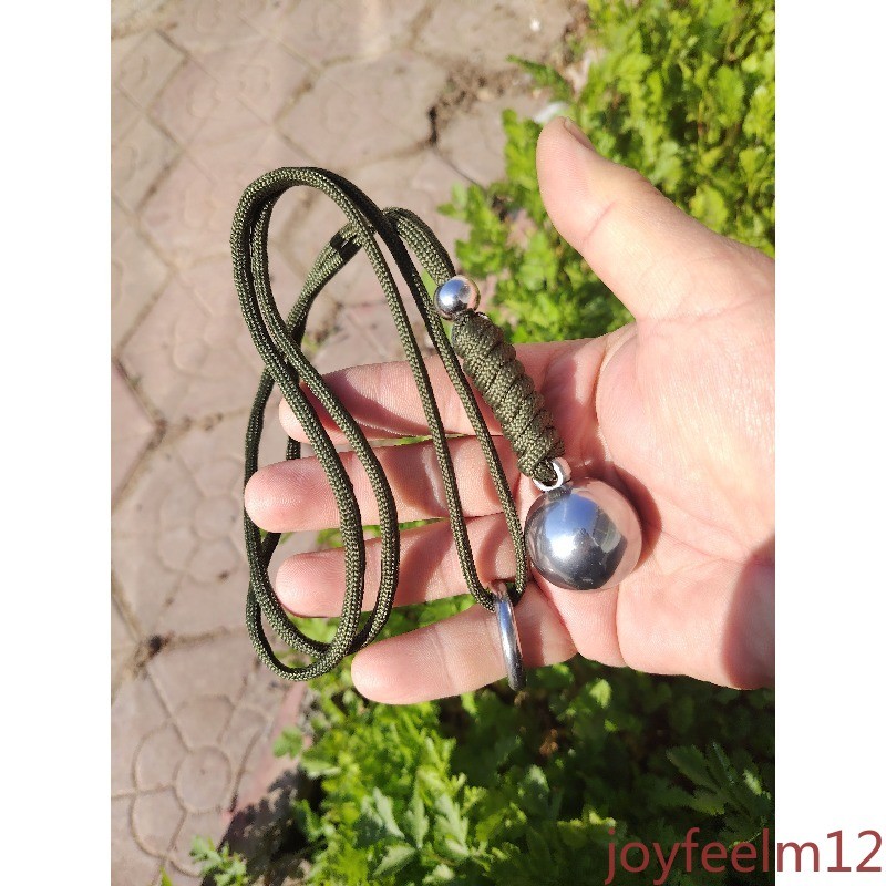 Stainless Steel Meteor Hammer Solid Thrower Fitness Outdoors Chain Man's Gifts gallery