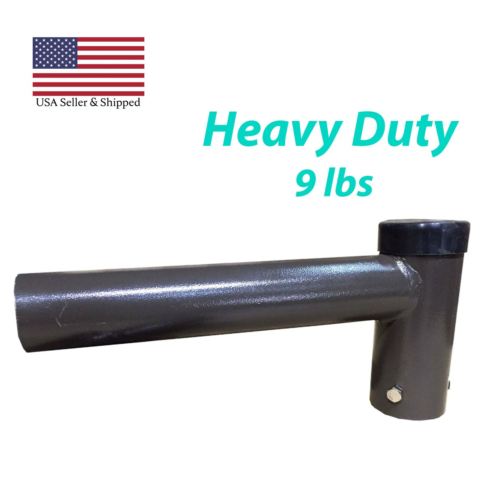 Spoke Arm Mounting Bracket Tenon Adaptor Round/Square Parking Light Pole Fixture gallery