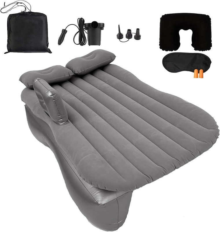 Comfortable Inflatable Car Air Mattress—Back Seat Bed for SUVs, Easy Setup gallery