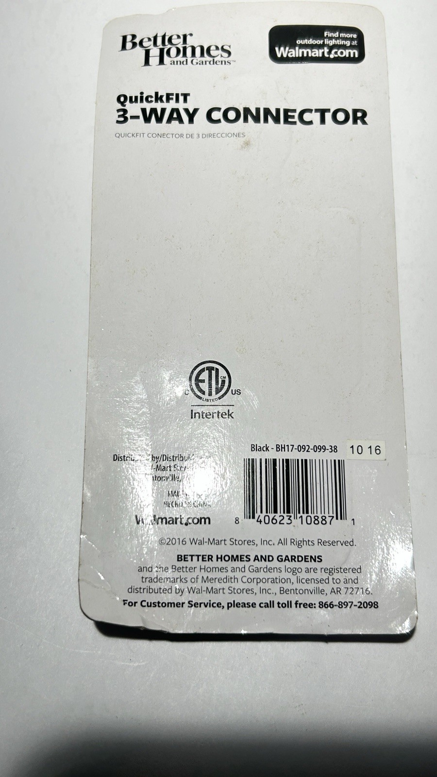 Better Homes and Gardens QuickFIT 3-Way Connector BH17-092-099-38 - NEW gallery
