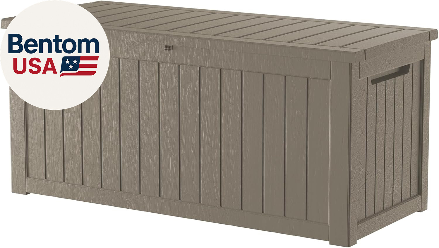 Outdoor Storage Box Waterproof, 200 Gallon Lockable Resin Large Deck Box, Patio gallery