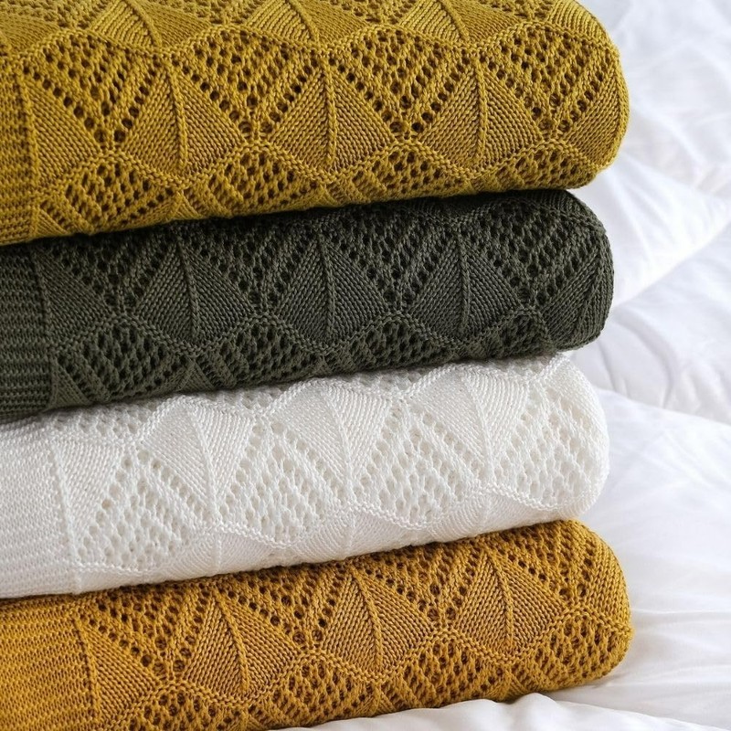 Dalisa Lyocell Tencel Throw Blanket – 150x200cm Pepper Green, NEW & Unused (14) gallery