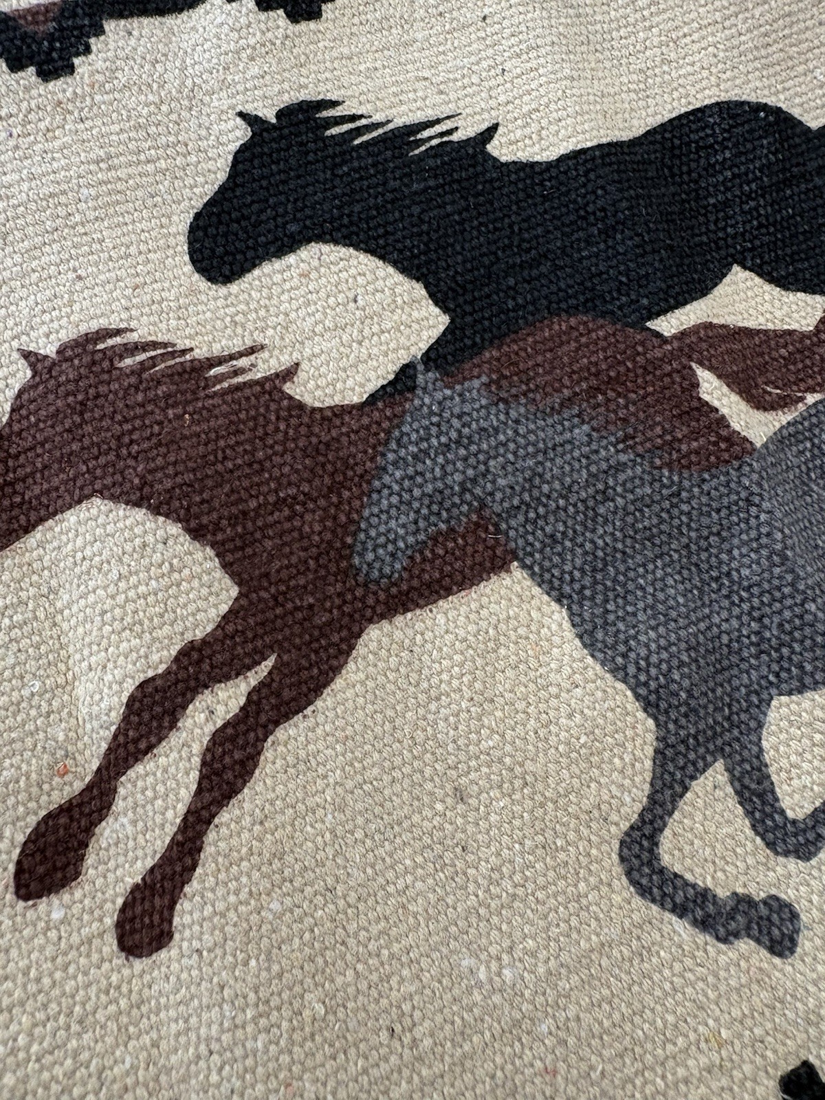 Vintage Western Running Horses Table Mat Cover gallery