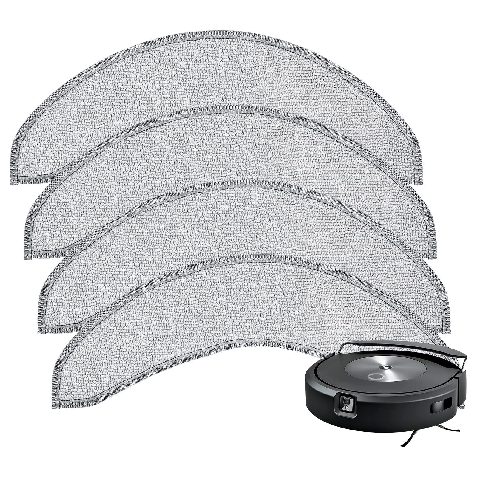 4 Pack Replacement Mop Pads for i-Robot Roomba Combo j7+/ j9+ Accessories, Mi... gallery