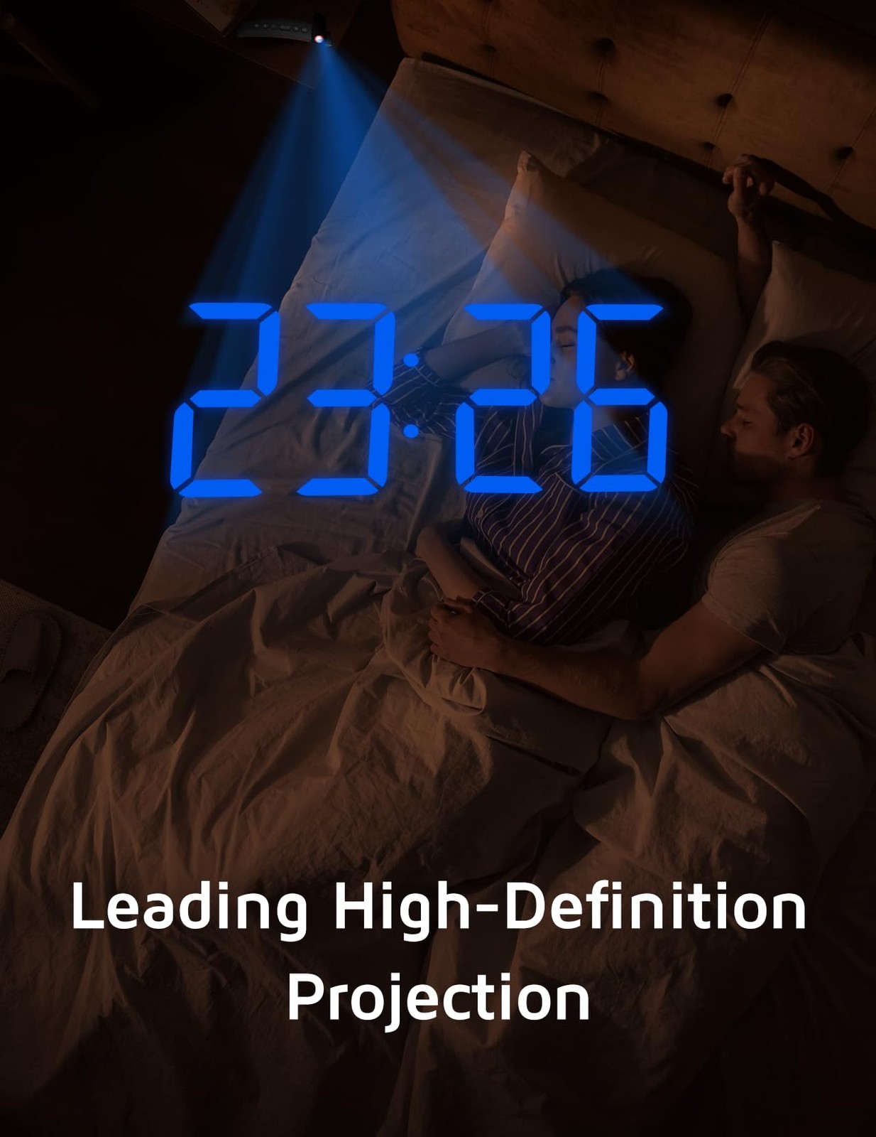 Projection Alarm Clock, Digital Clock with 180Â° Rotatable Projector gallery