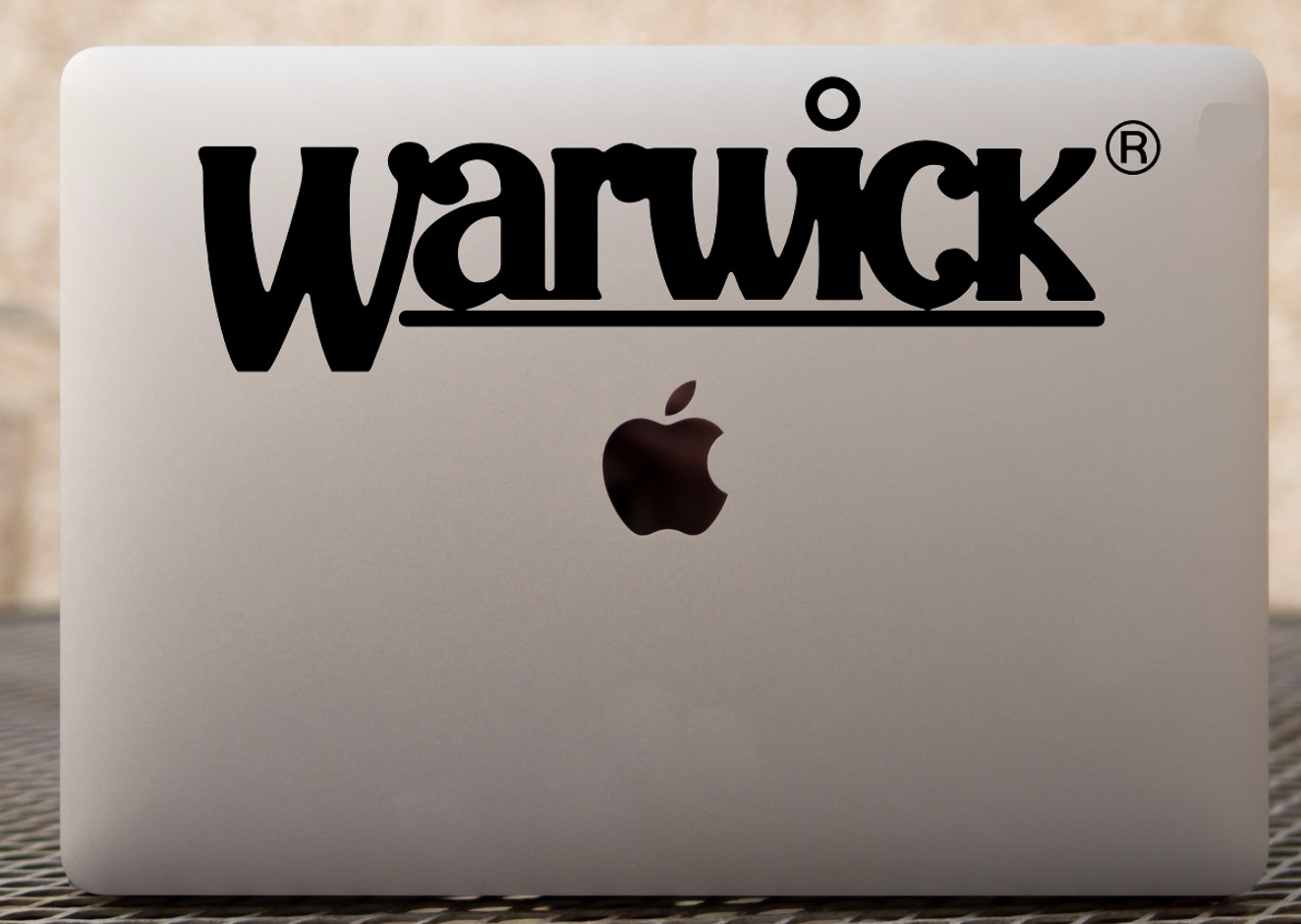 Warwick Bass Logo Decal- Guitar Sticker- Music Decal- Vinyl Decal-Band Decal gallery