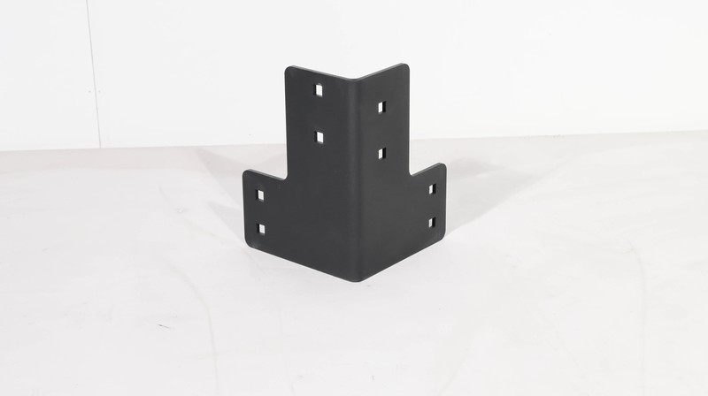 8pcs 4x4 4MM Workbench Corner Brackets Kit Steel w/Screws for Workbench Projects gallery