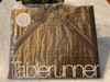Crate & Barrel Gold Runner Silk Blend 90x14 100% silk face 2 tassels gallery