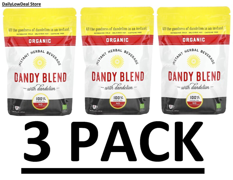 3 PACK - Dandy Blend Instant Herbal Beverage Dandelion 3.53 oz (Total 10.59 oz) gallery