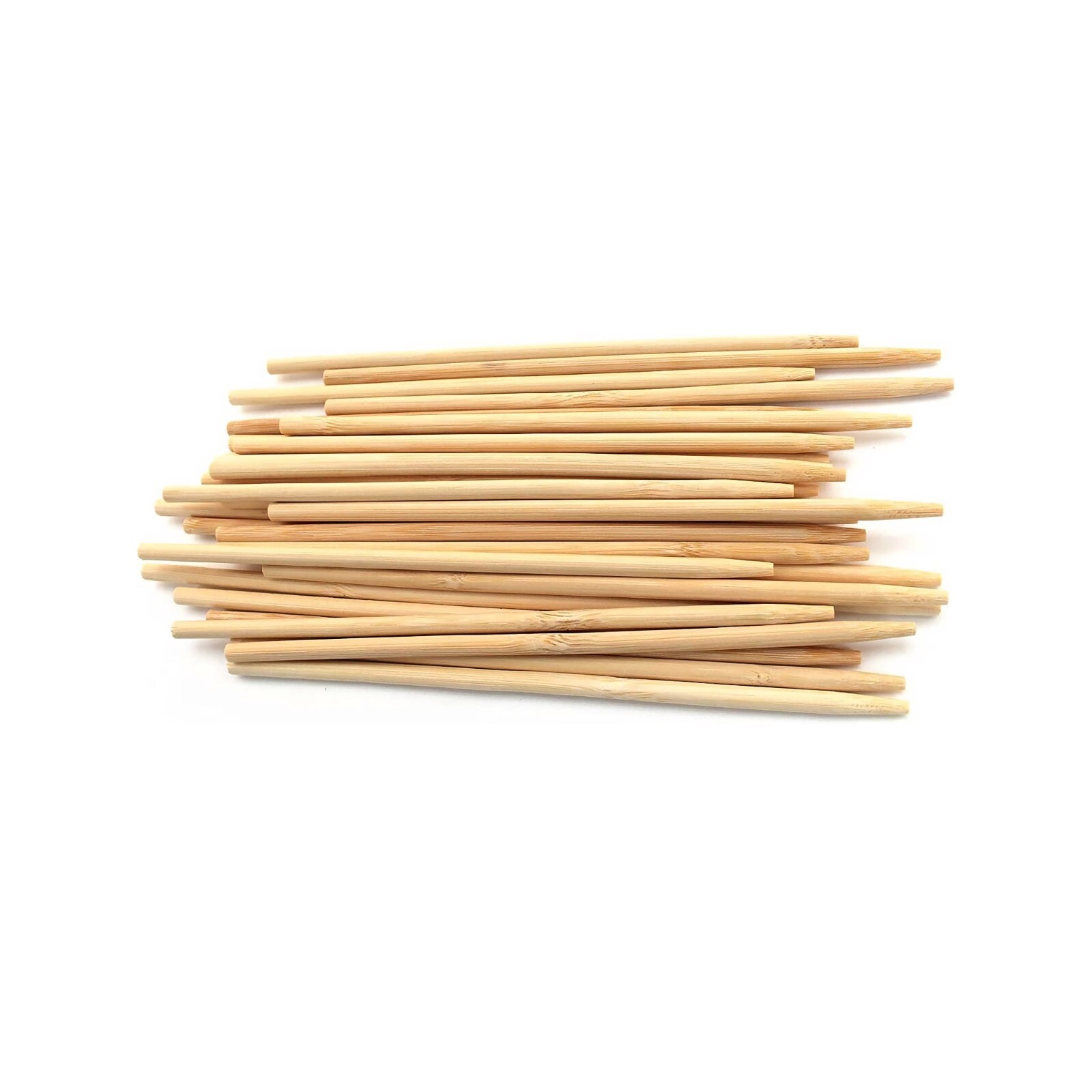 BambooMN 5mm Thick Caramel Candy Apple Corn Dog Bamboo Skewers, Many Sizes gallery