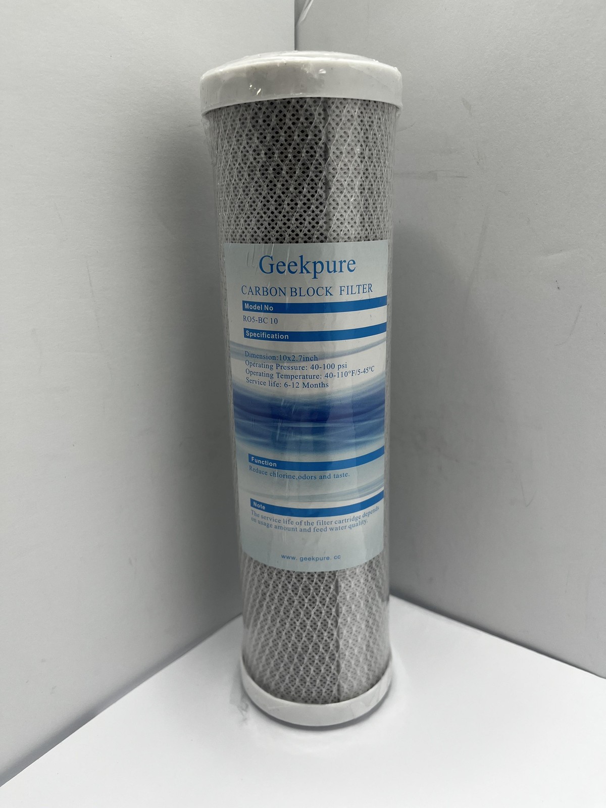 Geekpure Carbon Block Water Filter 10x2.7in White Brita Maxtra+ Under Sink gallery