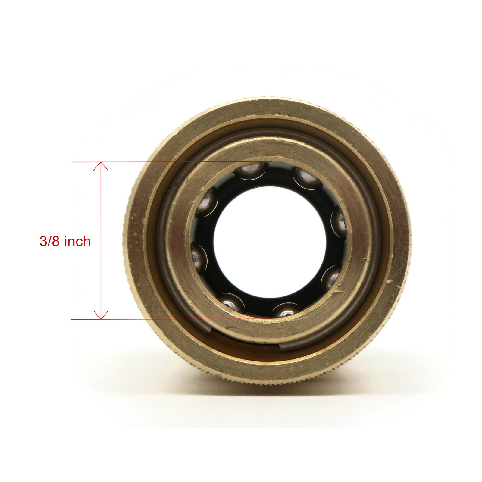 3/8" FPT Brass Quick Connect Coupler for Quickly Disconnecting Hose Lines Socket gallery