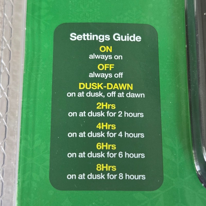 Outdoor Mechanical Timer 2-8 hours or Dusk to Dawn, Single Outlet - New, Sealed gallery