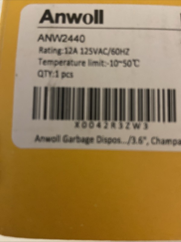 Anwoll Air Switch Socket ANW2440 Rating 12A 125VAC/60HZ Nickel-Plated Brass gallery