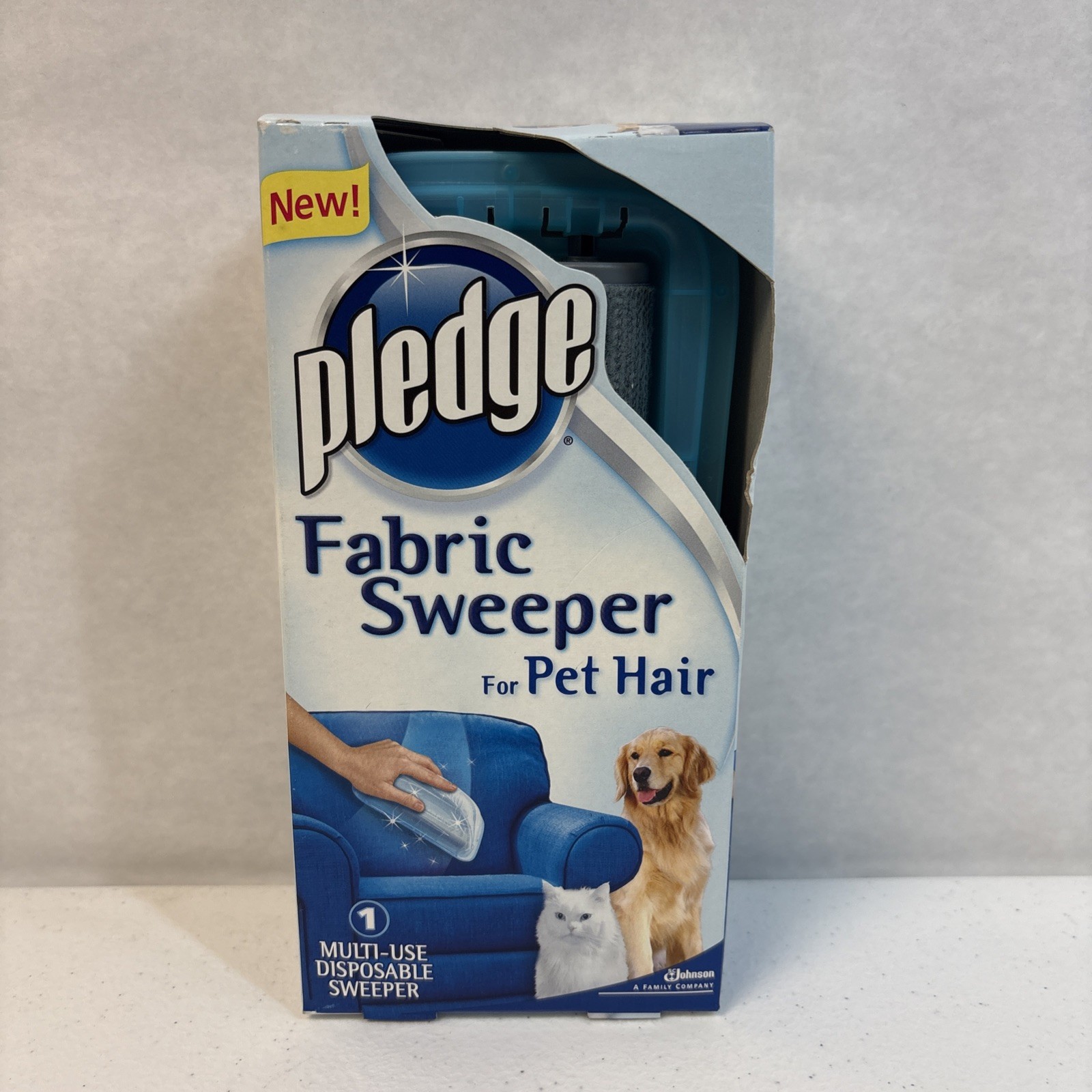 Pledge Fabric Sweeper For Pet Hair Roller Discontinued 2008 New & Sealed gallery