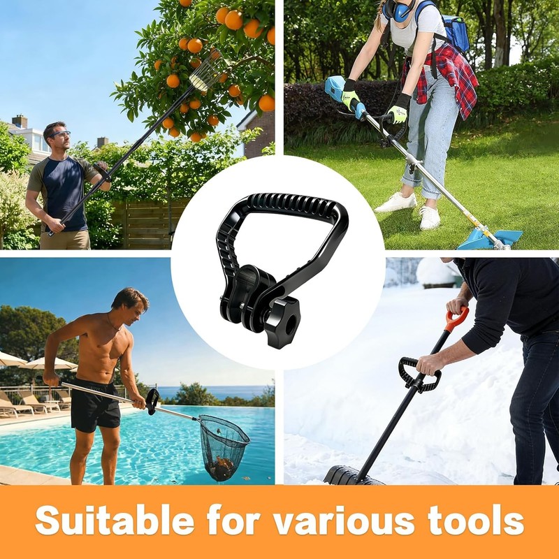 Universal Ergonomic Handle Extension,Adjustable Handle Attachment,Reduces Strain gallery