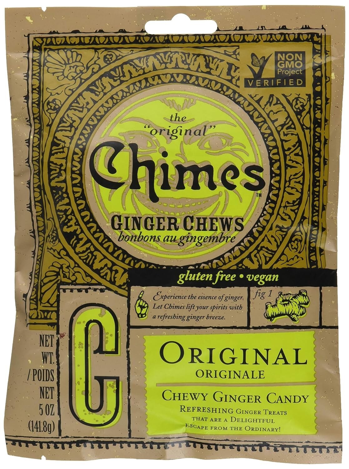 Chimes Ginger Chews Original 5 Ounce (Pack of 3) gallery