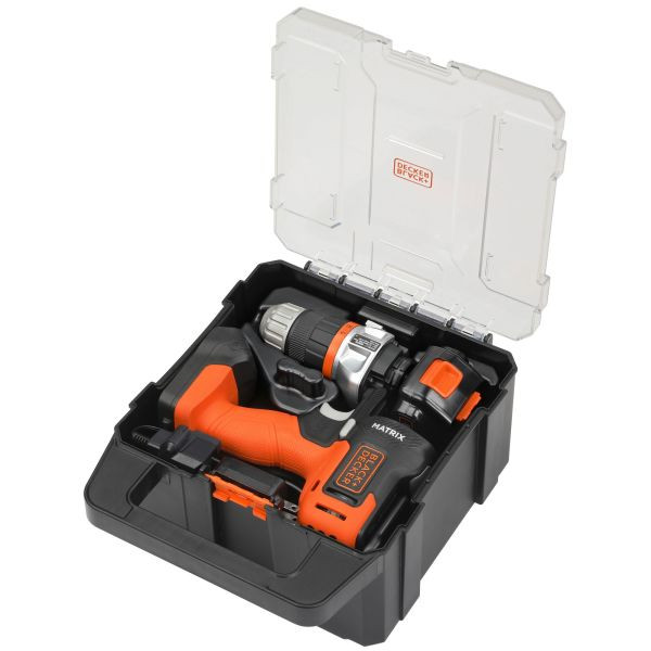 BLACK+DECKER MATRIX™ 20V MAX* Drill Kit with Storage Case - BDCDMT120CSTFF gallery