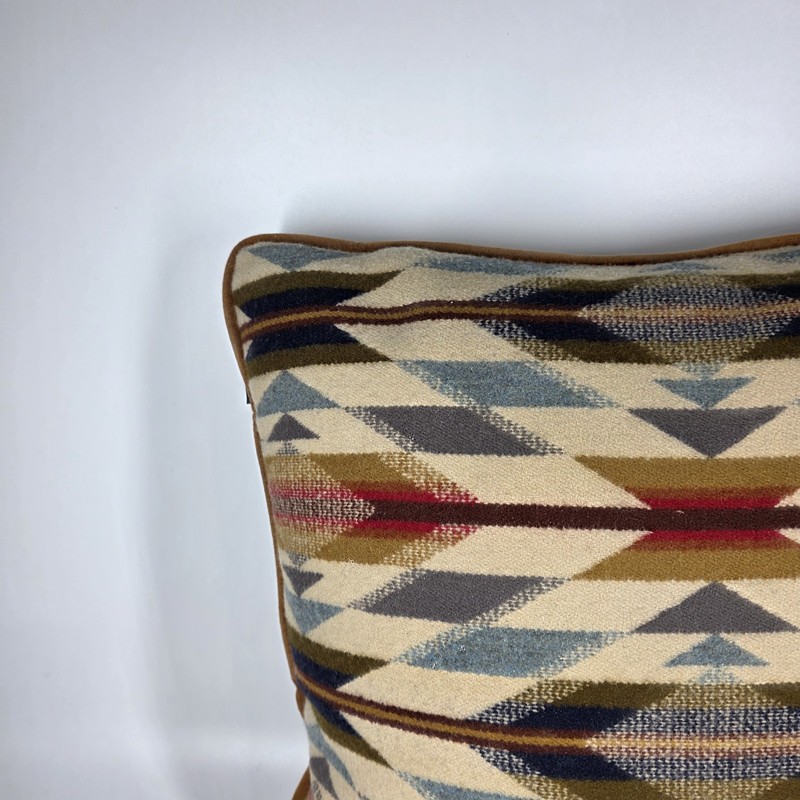 Pendleton Wyeth Trail Down Pillow Wool Cotton Blend 18"x18" gallery