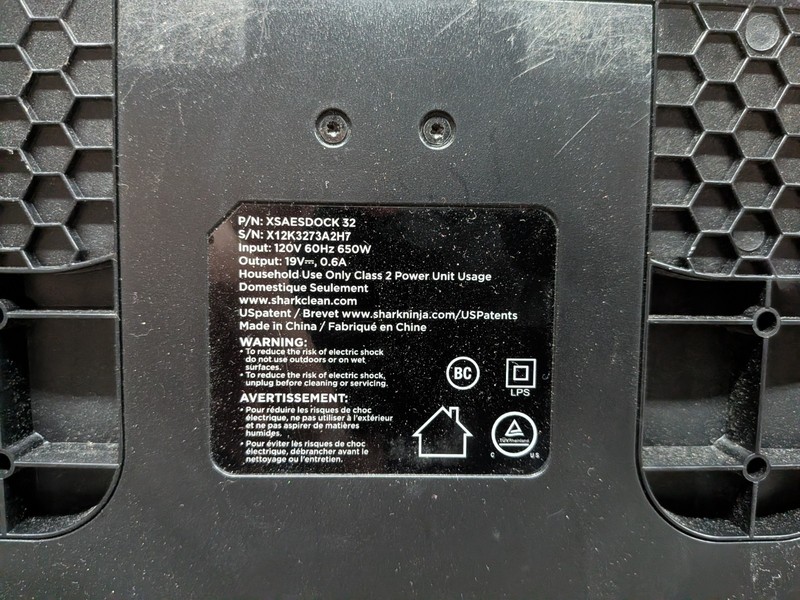 Shark Self Empty Charging Clean Base Dock AC Charger Dust Dirt Bin XSAESDOCK 32 gallery