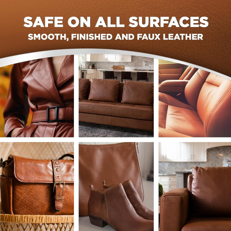 Leather Cleaner & Conditioner Wipes With UV Protection, Prevent Cracking Or Fadi gallery