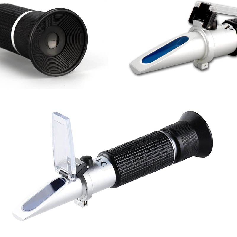 Brix Refractometer 0-32% Brix Meter Refractometer for Testing Sugar Content ATC gallery