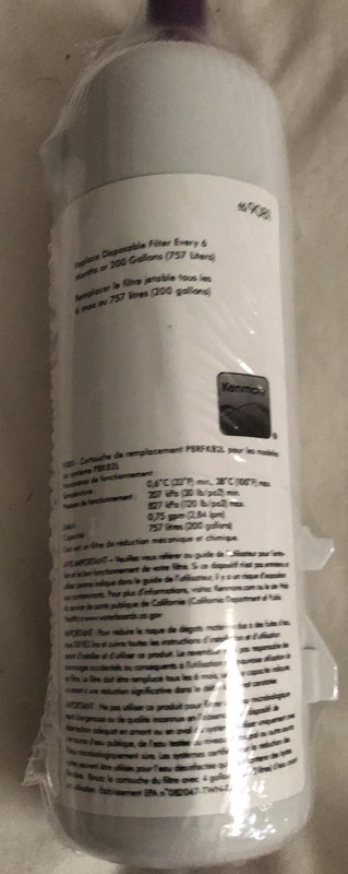 Kenmore 9081 Refrigerator Water Filter - White Factory Sealed No Box New gallery