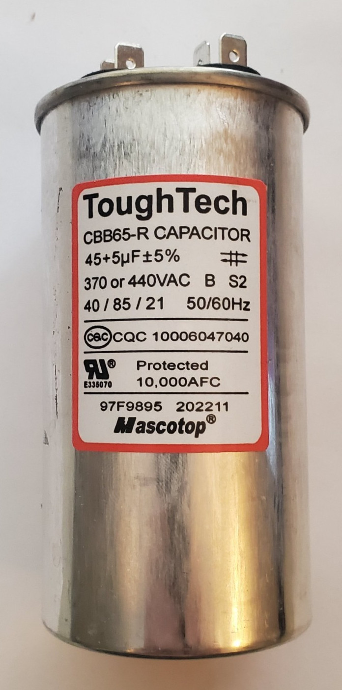45+5 uF MFD 370-440 V AC High Quality Motor Dual Run Capacitor CBB65-R New gallery
