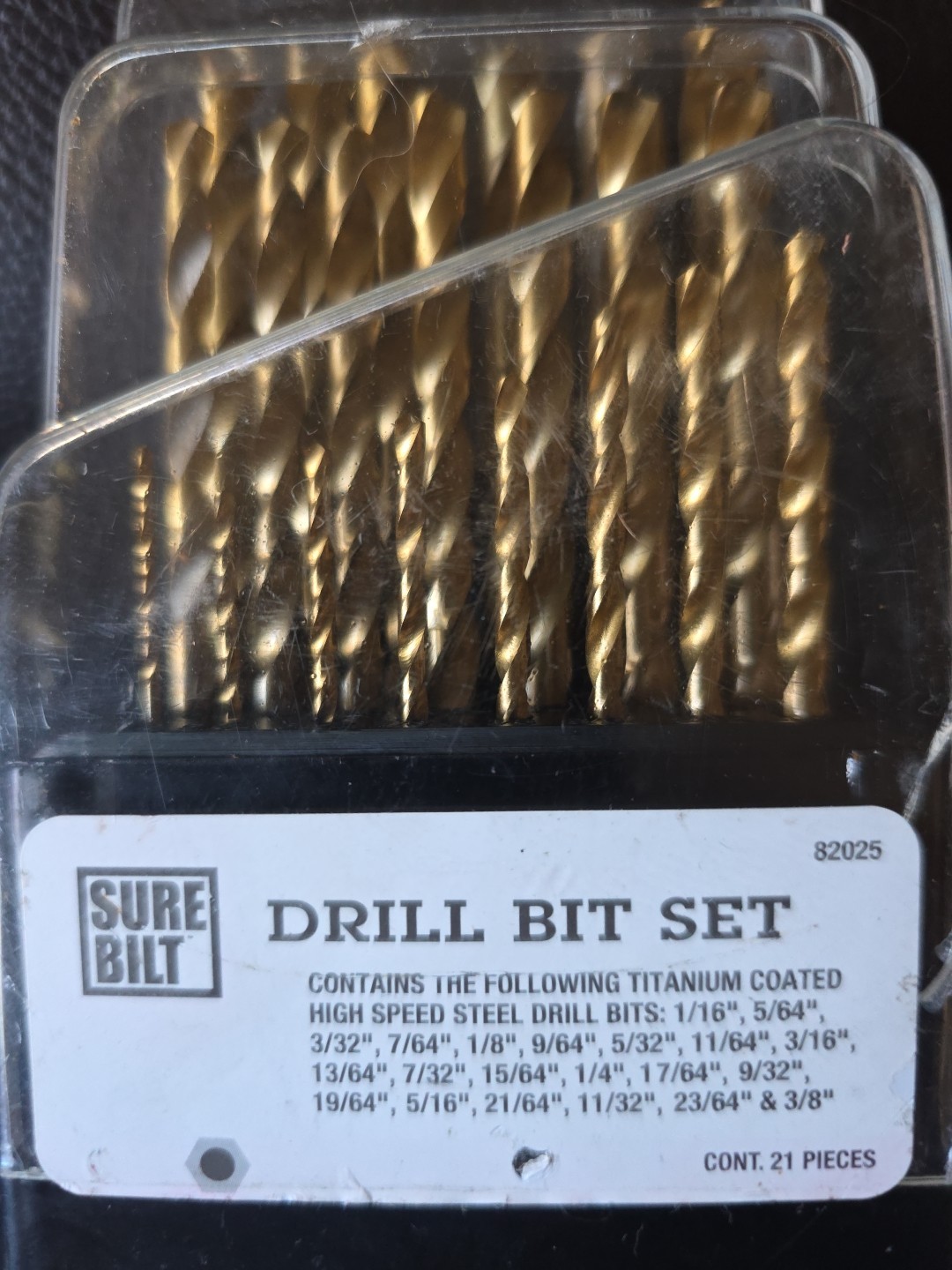 29PCS/Set HSS Drill Bits Black Gold Multi-Bits Twist Metal Drill Bit 1/16"-1/2" gallery